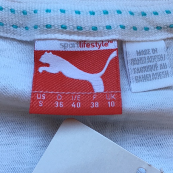 NWT puma embroidered short sleeve - Picture 4 of 4